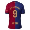 Maglia ufficiale Barcellona Lewandowski 9 Casa 2024-25 per Bambino